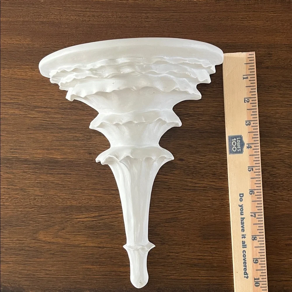 Vintage Style White Wall Shelves | Set of 2 Nursery Wall